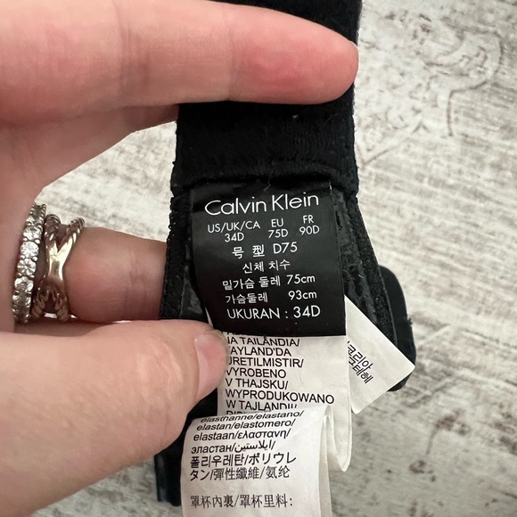 Calvin Klein Black Strapless Bra - Picture 2 of 5